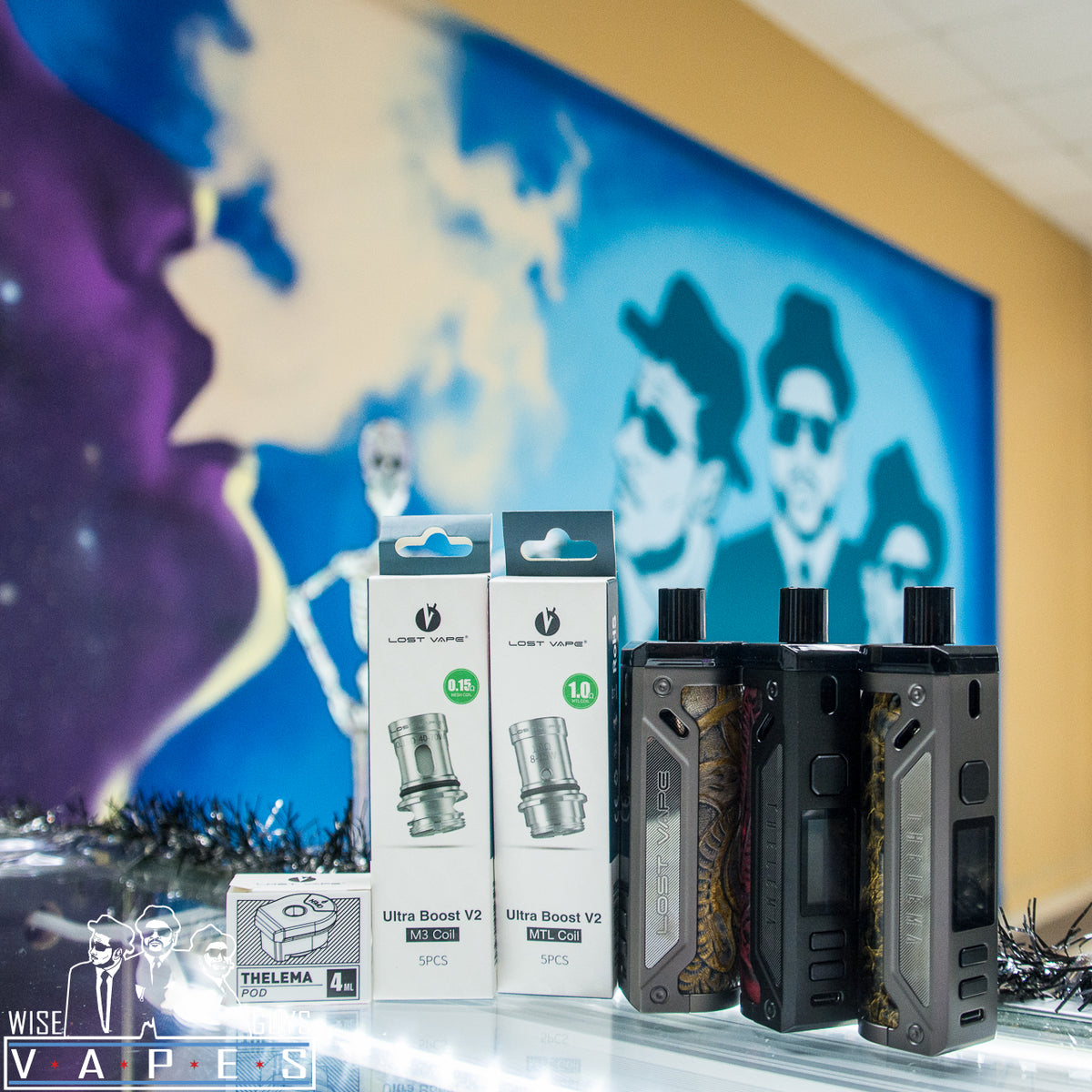 Lost Vape Thelema 80W Pod Mod Kit WiseGuysVapes Lost Vape Thelema 80W Pod Mod Kit WiseGuysVapes