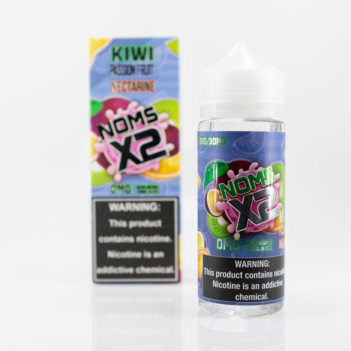 elf bar vape uk Noms X2 White Peach Raspberry E-Liquid by Nomenon - Peach & Raspberry Vape  Juice main image 1