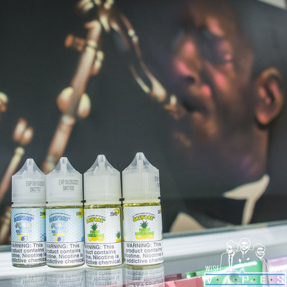 Iced Blue Raspberry Lemonade by Salt Bae 30ML | Wise Guys Vapes   WiseGuysVapes