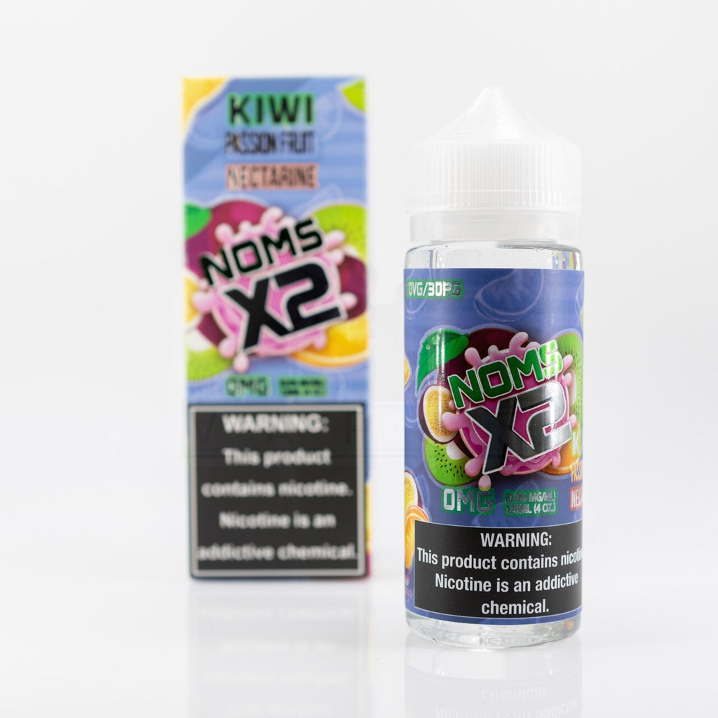 Noms X2 Vape Juice Kiwi Passionfruit Nectarine by Noms X2 120ML Noms X2 Vape Juice Kiwi Passionfruit Nectarine by Noms X2 120ML